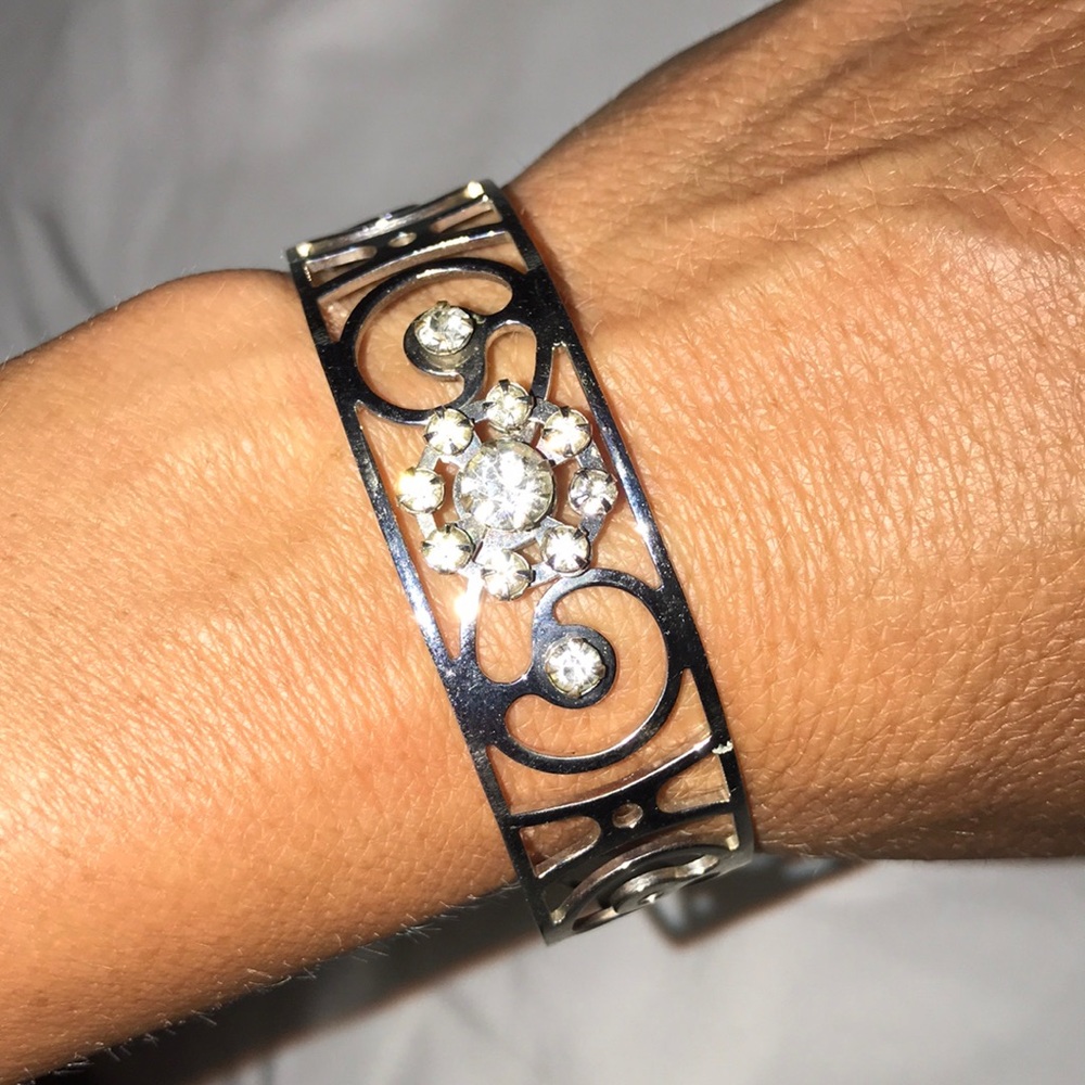 Costume silver bracelet